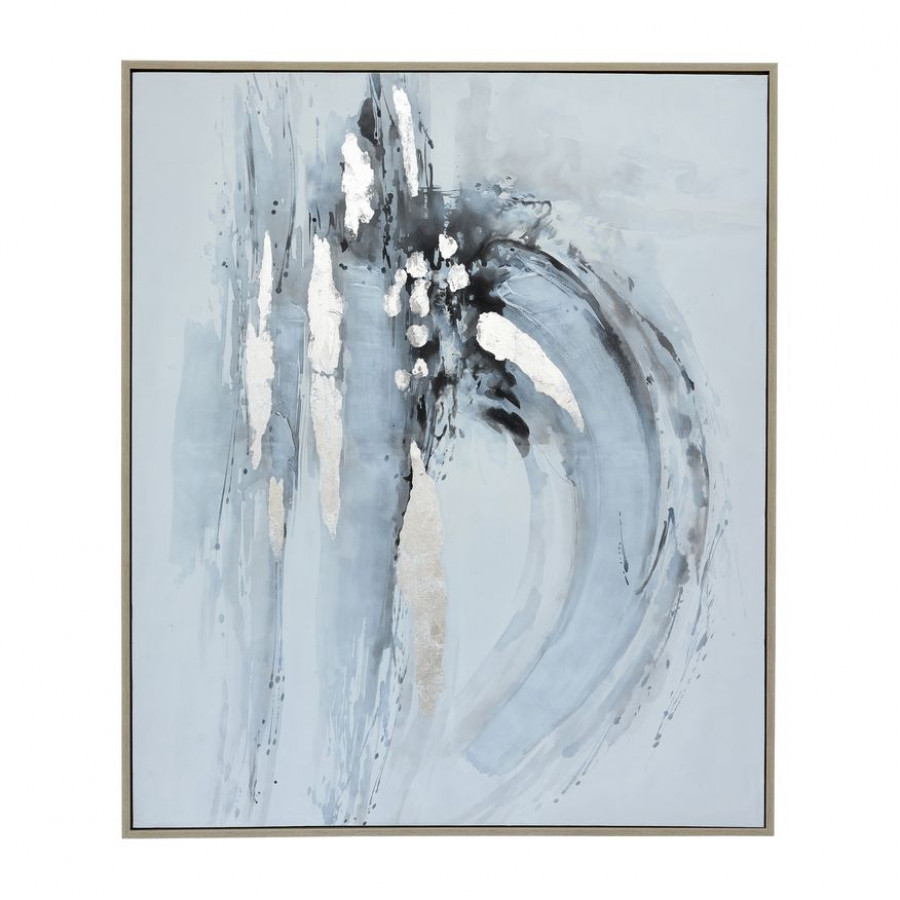 Sagebrook - Framed Hand Painted Abstract