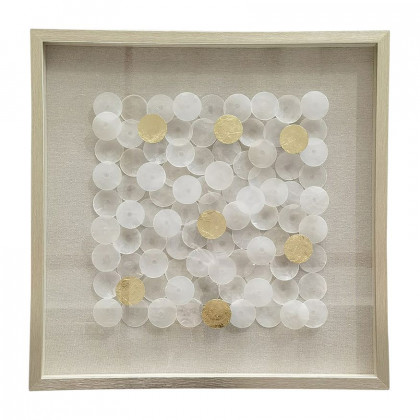 Sagebrook - Capiz Shadow Box (Set Of 2) in Multi