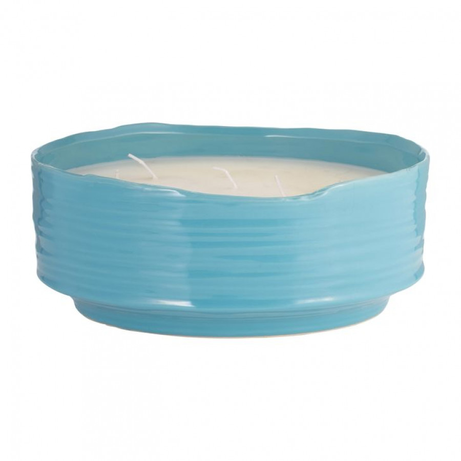 Sagebrook 10" 67 Oz Citronella Candle Planter - Sky