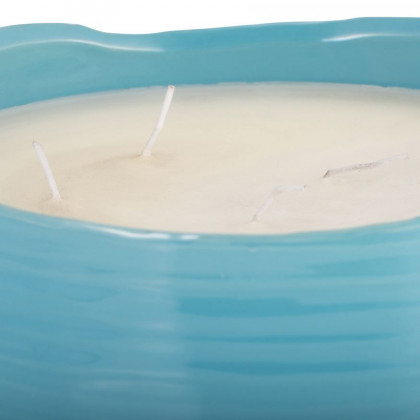 Sagebrook 10" 67 Oz Citronella Candle Planter - Sky