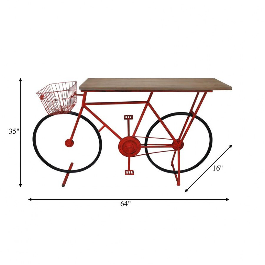 Sagebrook - Bicycle Console Table
