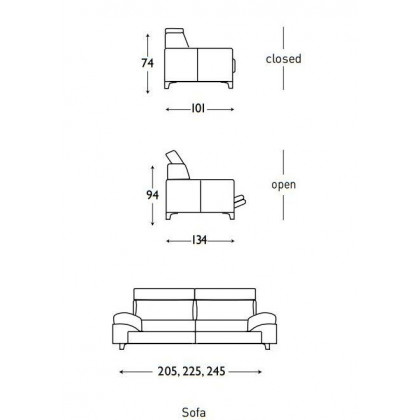 Satis Sofa 205