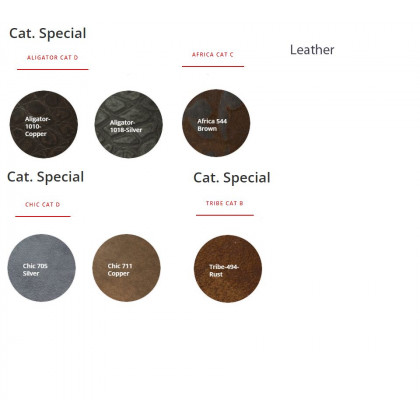 Satis Clio Sofa Bed Mattress 160, Cat. B Leather