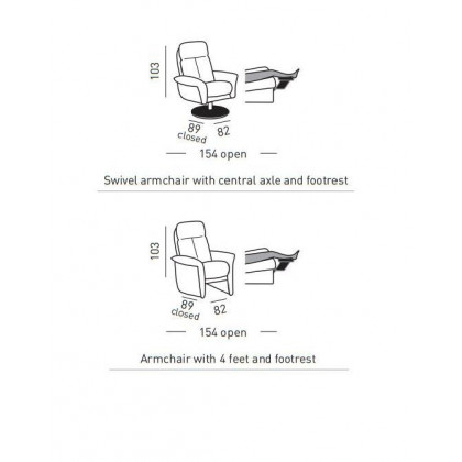 Satis - Razzia Armchair Relax Swivel