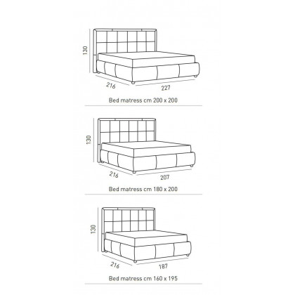 Satis Saturno Bed 227