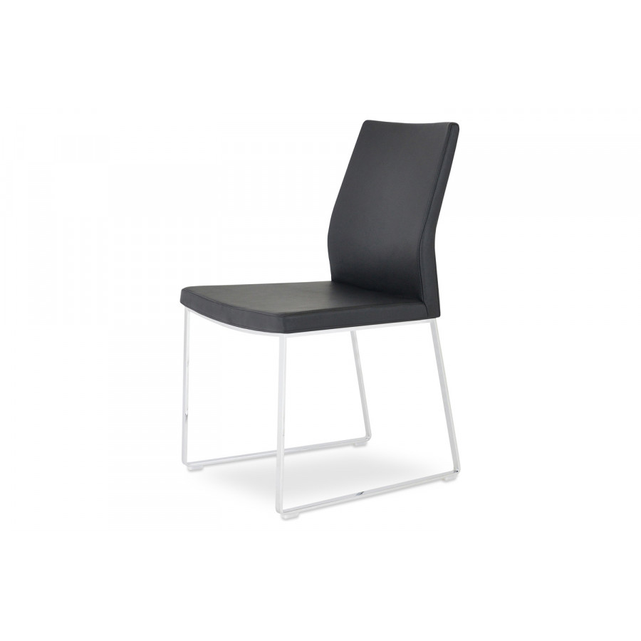 SohoConcept - Pasha High Back Sled Dining Chair