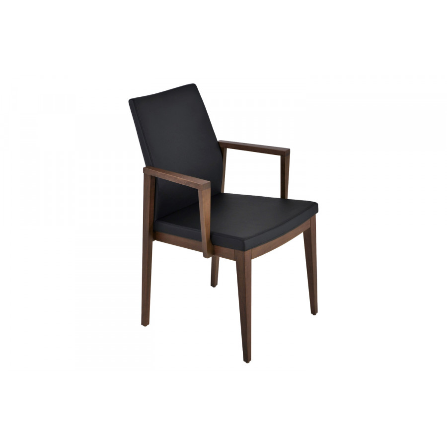 SohoConcept - Pasha Low Back Wood Stretchers Armchair