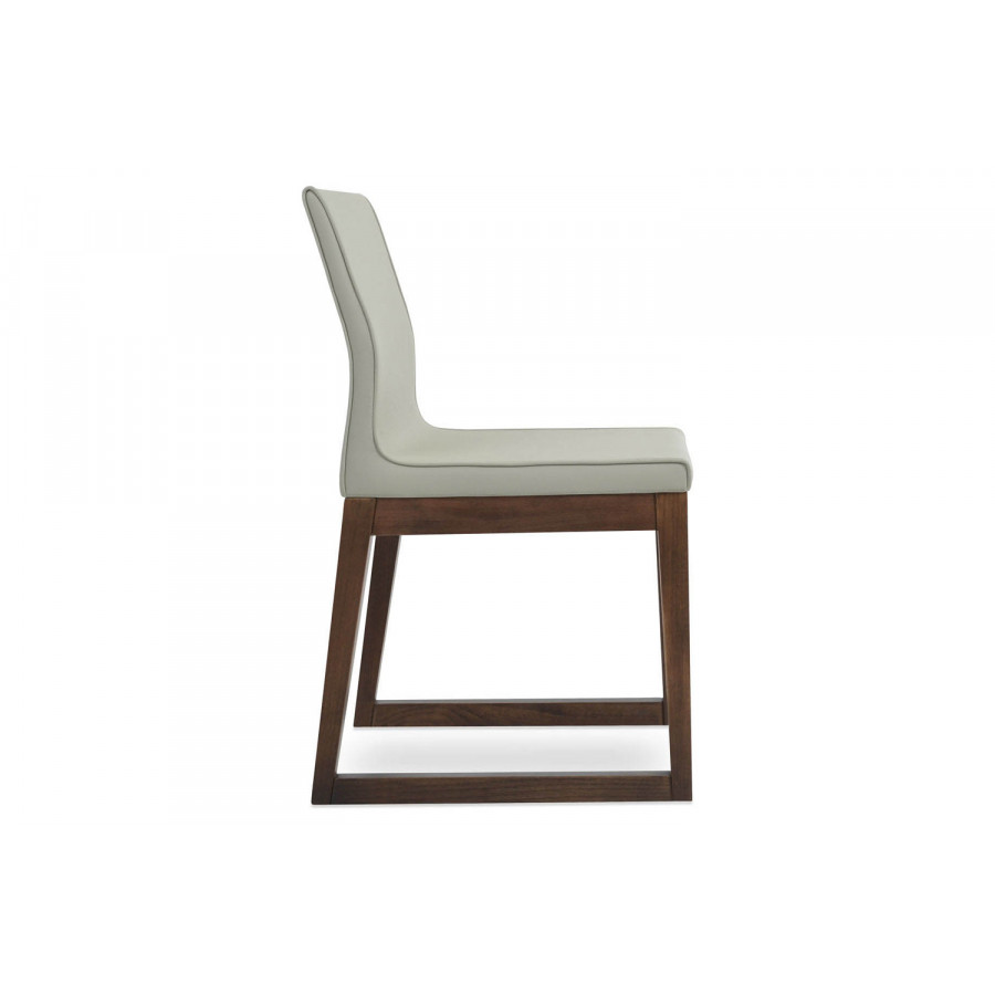 SohoConcept - Polo Sled Wood Flexible Seat Chair