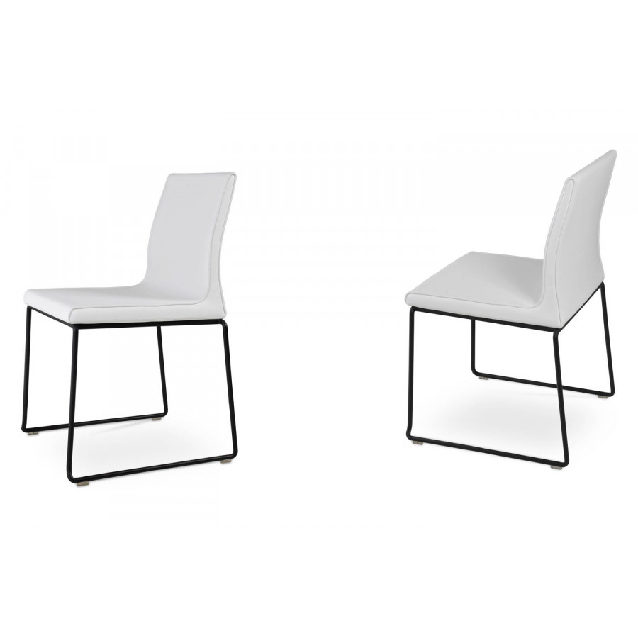 SohoConcept - Polo Sled Base High Back Chair