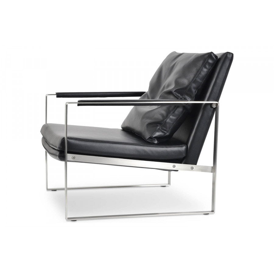 SohoConcept Zara Armchair - Stainless Steel Base