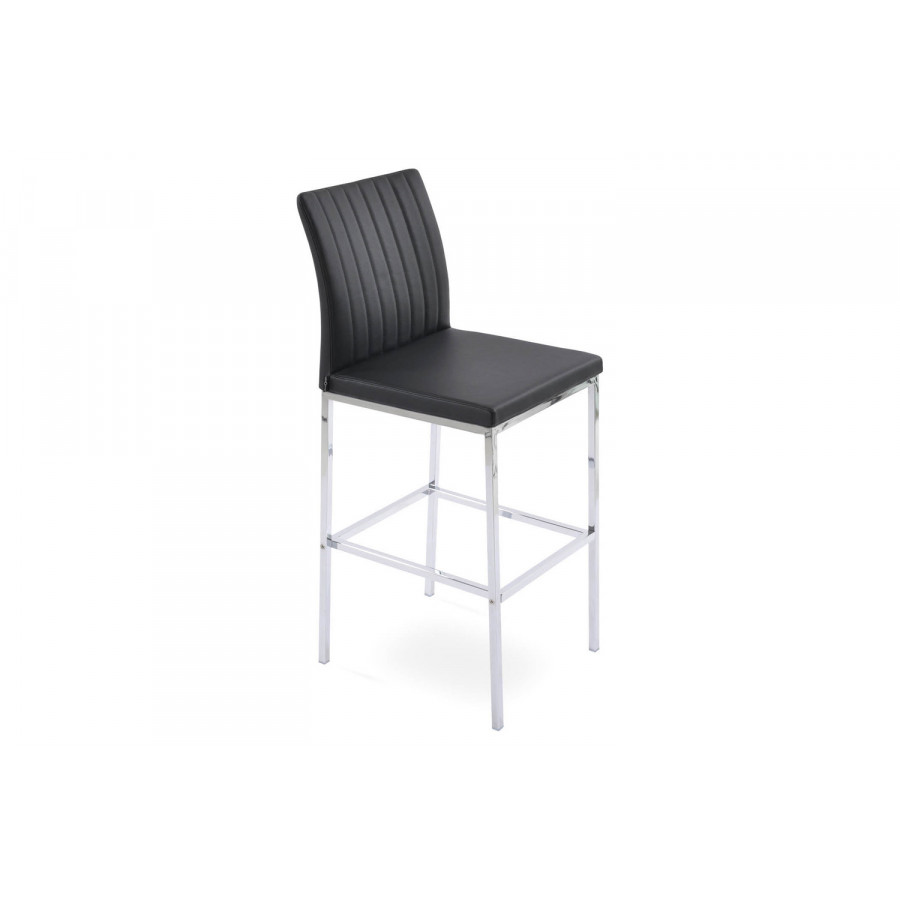 SohoConcept Zeyno Metal Stool Counter - Stainless Steel Base