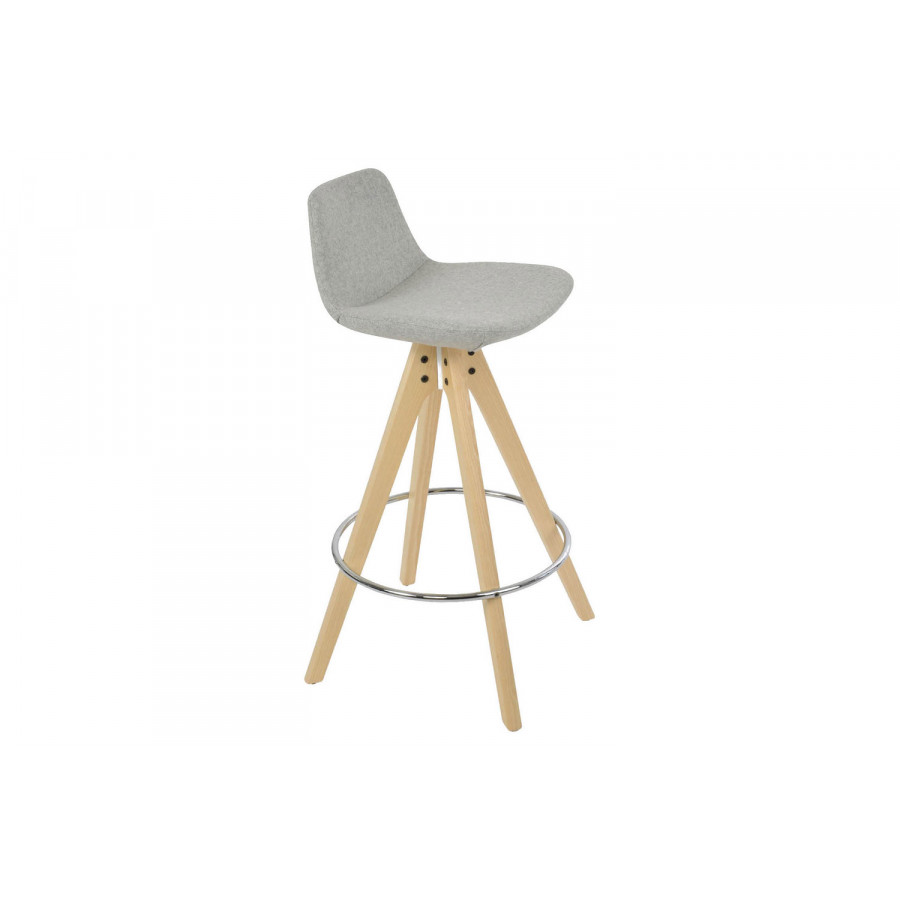 SohoConcept - Pera Pyramid Wood Swivel Stool Bar