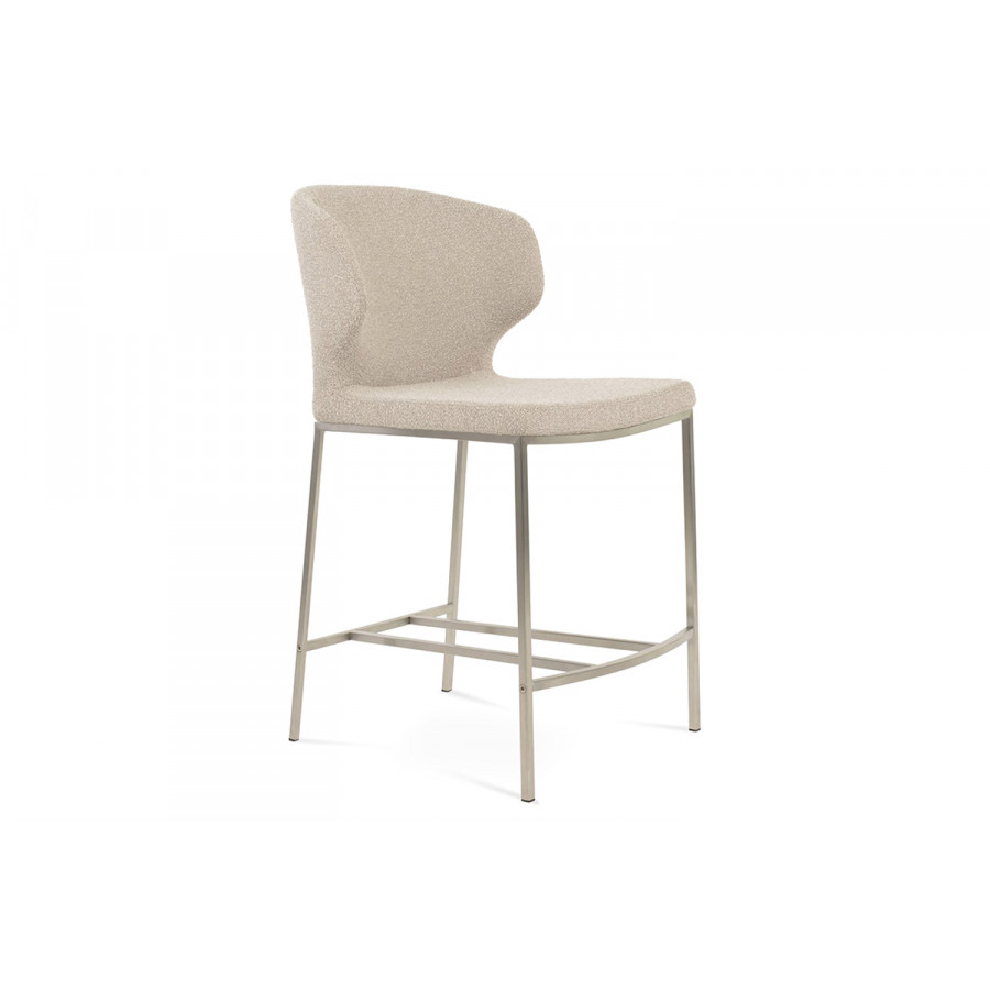 SohoConcept Amed Plus Metal Stool Bar - Stainless Steel Base