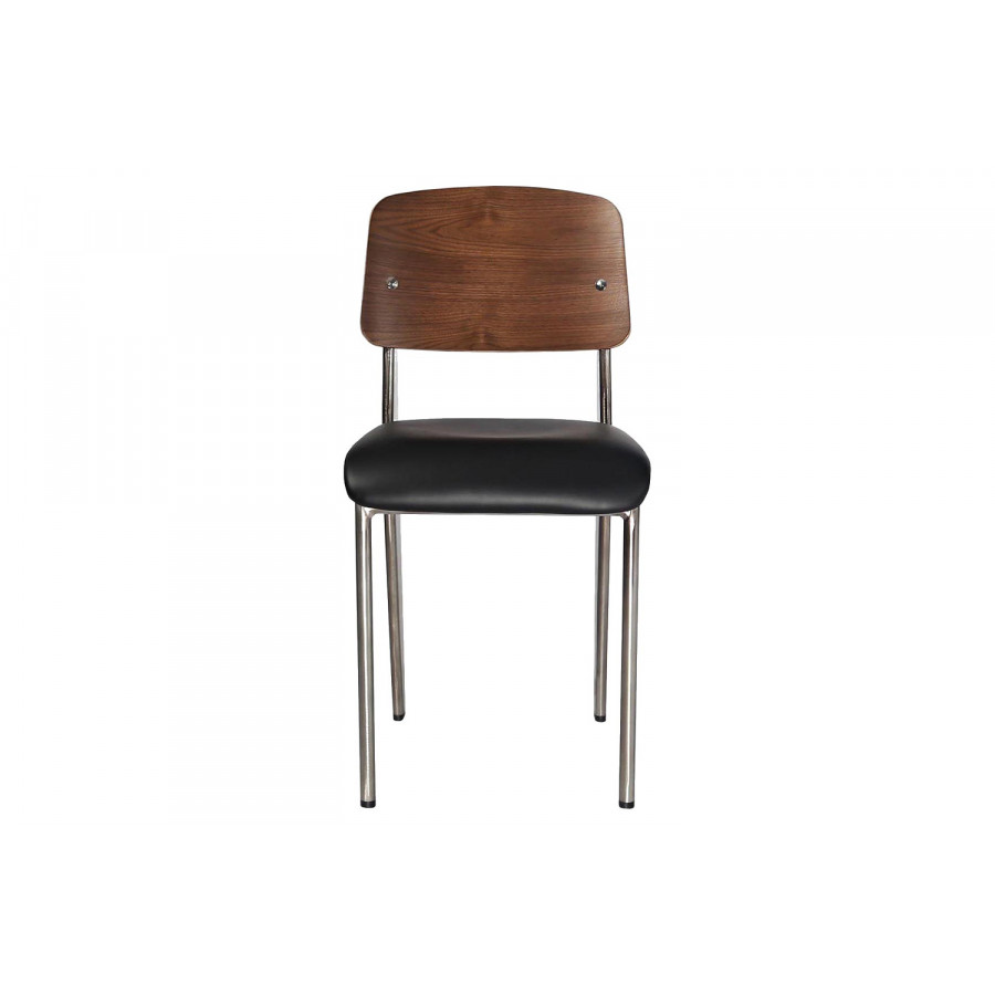 SohoConcept Coral Dining Chair Soft Seat - Plywood Walnut Veneer Seat & Back