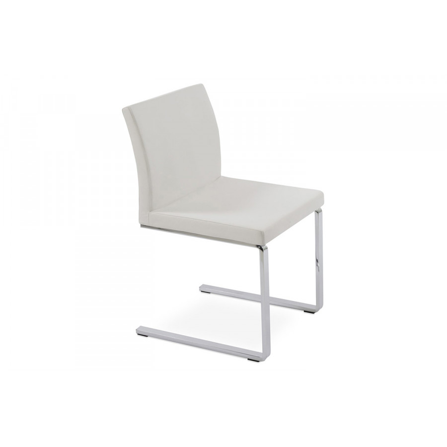 SohoConcept Aria Flat Chair - Solid Steel Base