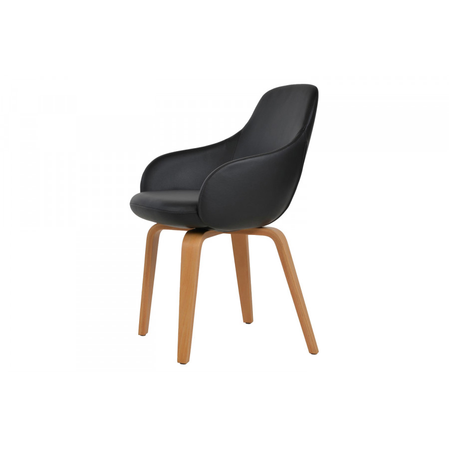 SohoConcept Gazel Plywood Armchair - Wenge Base