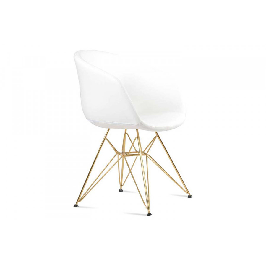 SohoConcept Tribeca Tower Armchair - Gold Base