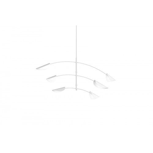 Sonneman Movile LED Chandelier - Satin White