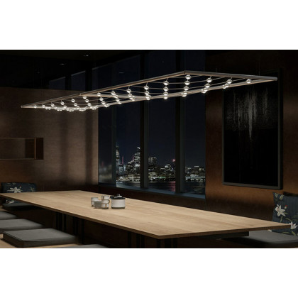 Sonneman Constellation Galaxy Matrix Horizontal Rectangle Chandelier - 2" x 4"