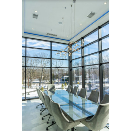 Sonneman Constellation Ursa Chandelier - Satin Nickel, Major, Clear Faceted Acrylic Lens, 3000K