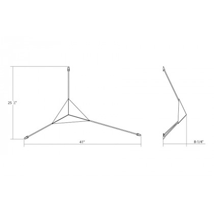 Sonneman Abstract LED Surface Mount - Satin White, Large Reflector