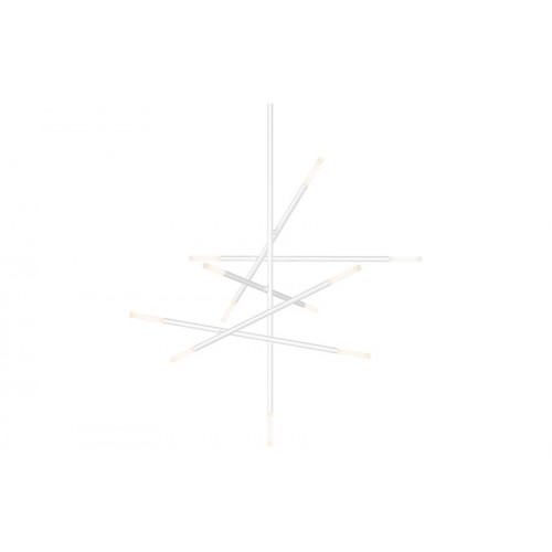 Sonneman Qux LED Chandelier - Satin White