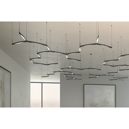 Sonneman Ola LED Pendant - Satin White, Single Ring