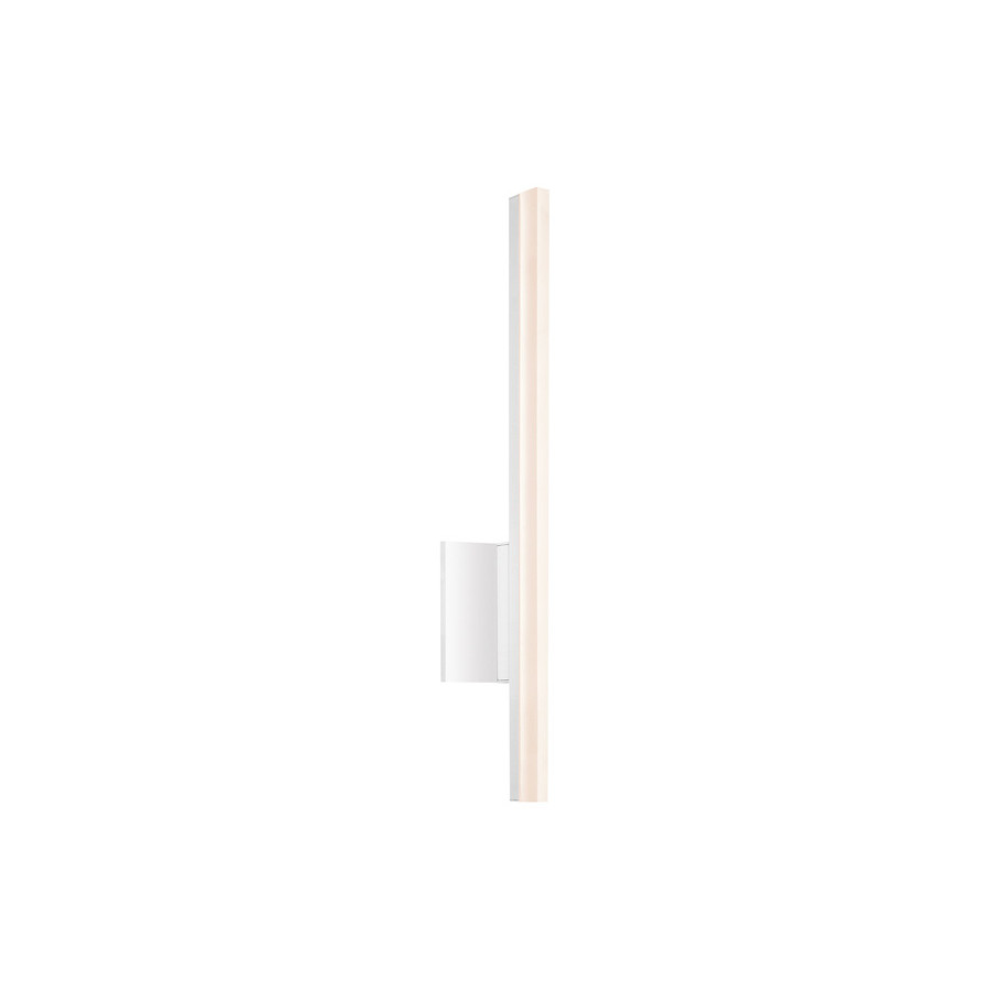 Sonneman Stiletto Dimmable LED Sconce/Bath Bar - Satin White, 24"
