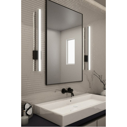 Sonneman Stiletto Dimmable LED Sconce/Bath Bar - Bright Satin Aluminum, 24"