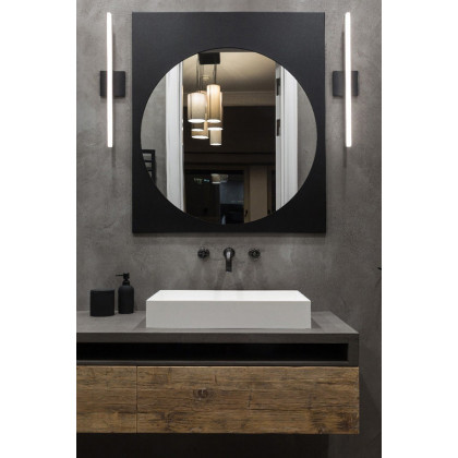Sonneman Stiletto Dimmable LED Sconce/Bath Bar - Satin Black, 24"