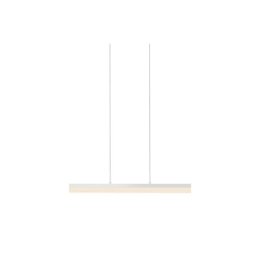 Sonneman Stiletto LED Pendant - Satin White, 24"