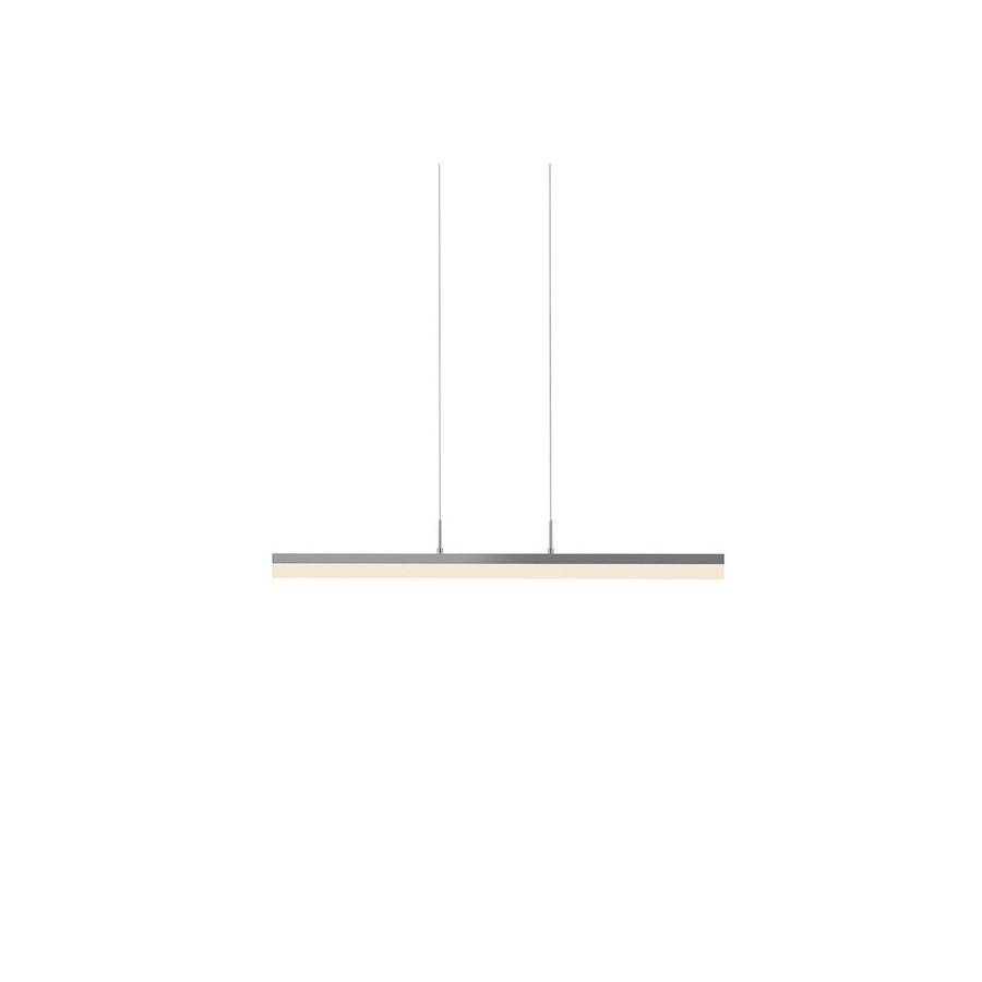 Sonneman Stiletto LED Pendant - Bright Satin Aluminum, 32"