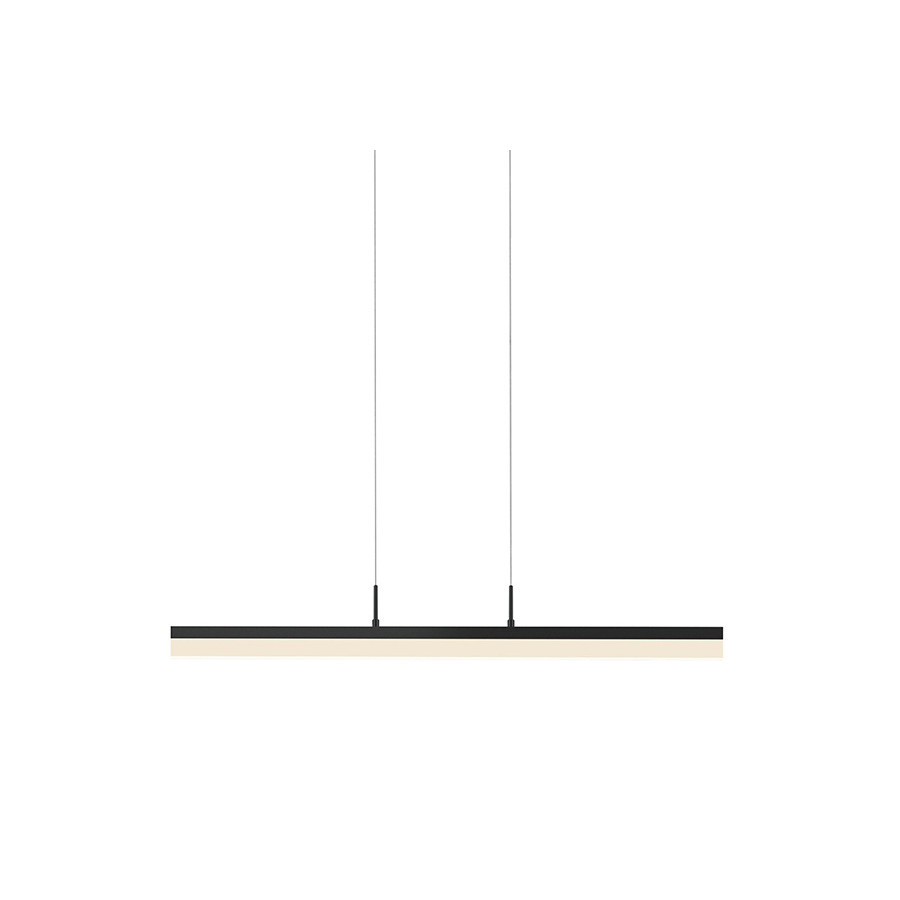Sonneman Stiletto LED Pendant - Satin Black, 32"