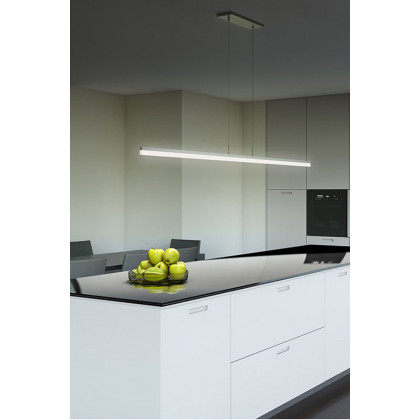 Sonneman Stiletto LED Pendant - Satin White, 60"