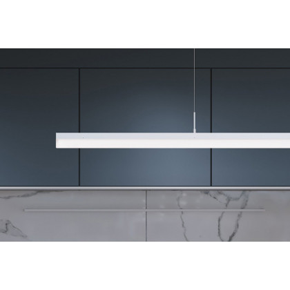 Sonneman Stiletto LED Pendant - Bright Satin Aluminum, 72"
