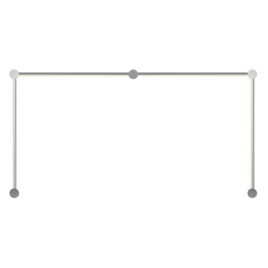 Sonneman Purolinear 360 LED Wall Bar - Polished Chrome, 24", Double N