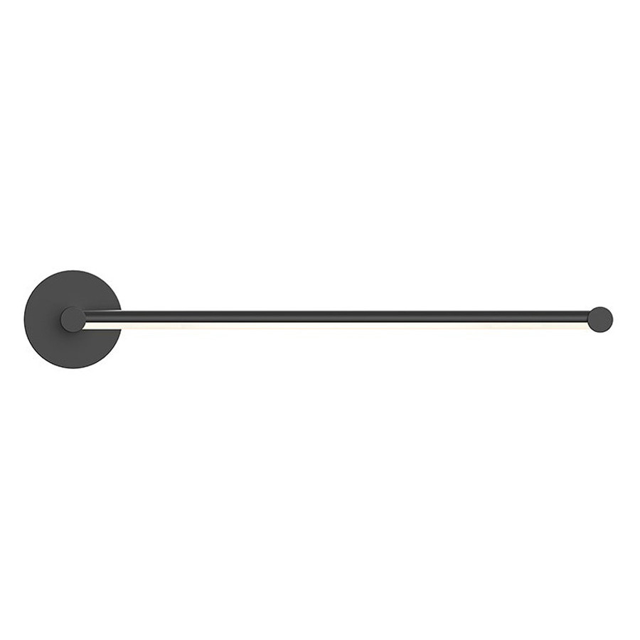 Sonneman Purolinear 360 LED Wall Bar - Satin Black, 24", Single Linear