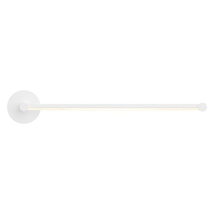Sonneman Purolinear 360 LED Wall Bar - Satin White, 24", Single Linear