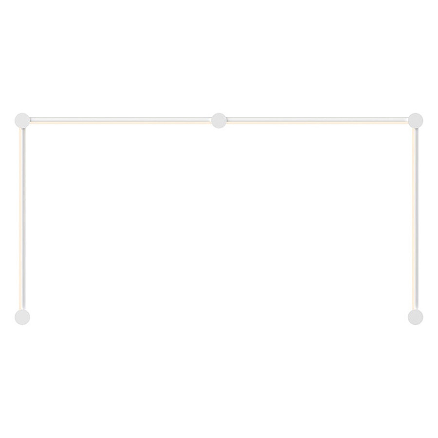Sonneman Purolinear 360 LED Wall Bar - Satin White, 24", Double N