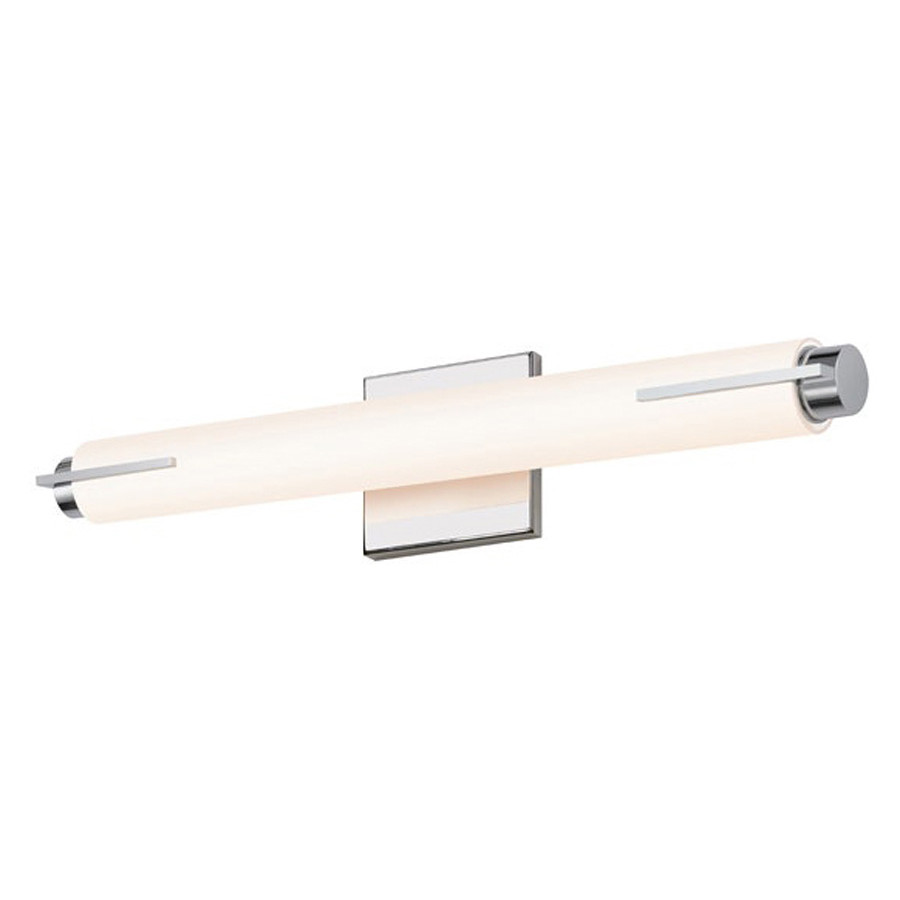 Sonneman Tubo Slim LED Bath Bar - Polished Chrome, 18", Spine Trim