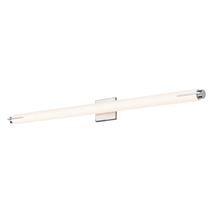 Sonneman Tubo Slim LED Bath Bar - Polished Chrome, 40", Spine Trim