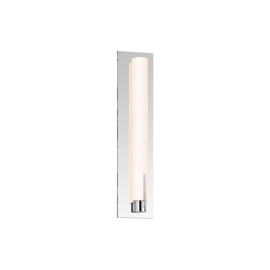 Sonneman Tubo Slim LED Panel Sconce - Polished Chrome, 18", Spine Trim