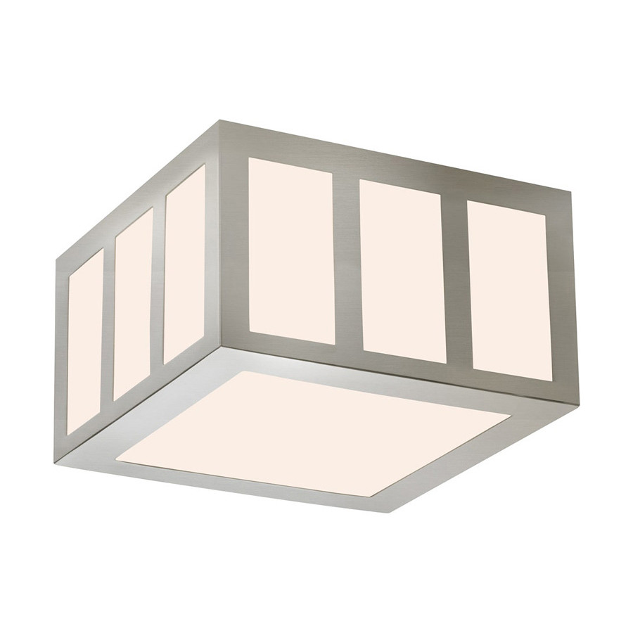 Sonneman Capital LED Surface Mount - Satin Nickel, 8", Square