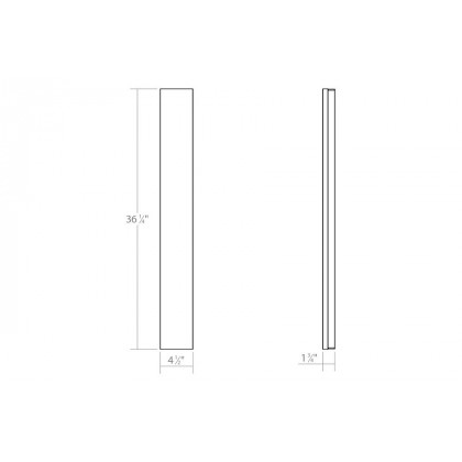 Sonneman Vanity LED Bath Bar - Polished Chrome, Extra Wide 36"