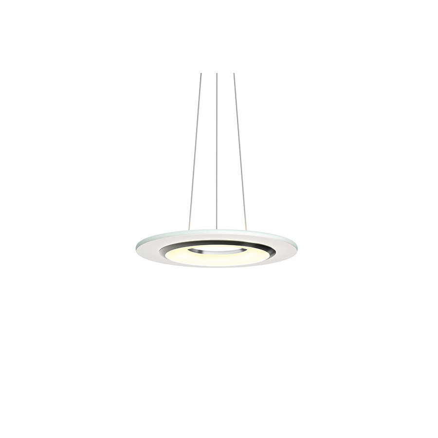 Sonneman Float LED Pendant - Satin Nickel, 18"