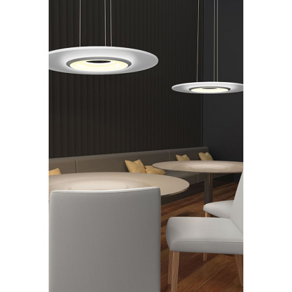 Sonneman Float LED Pendant - Satin Nickel, 18"