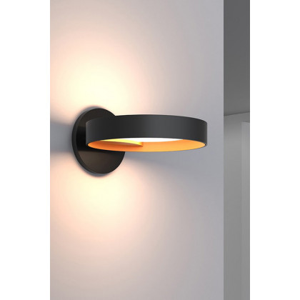 Sonneman Light Guide Ring LED Sconce - Satin White with White Interior, Single