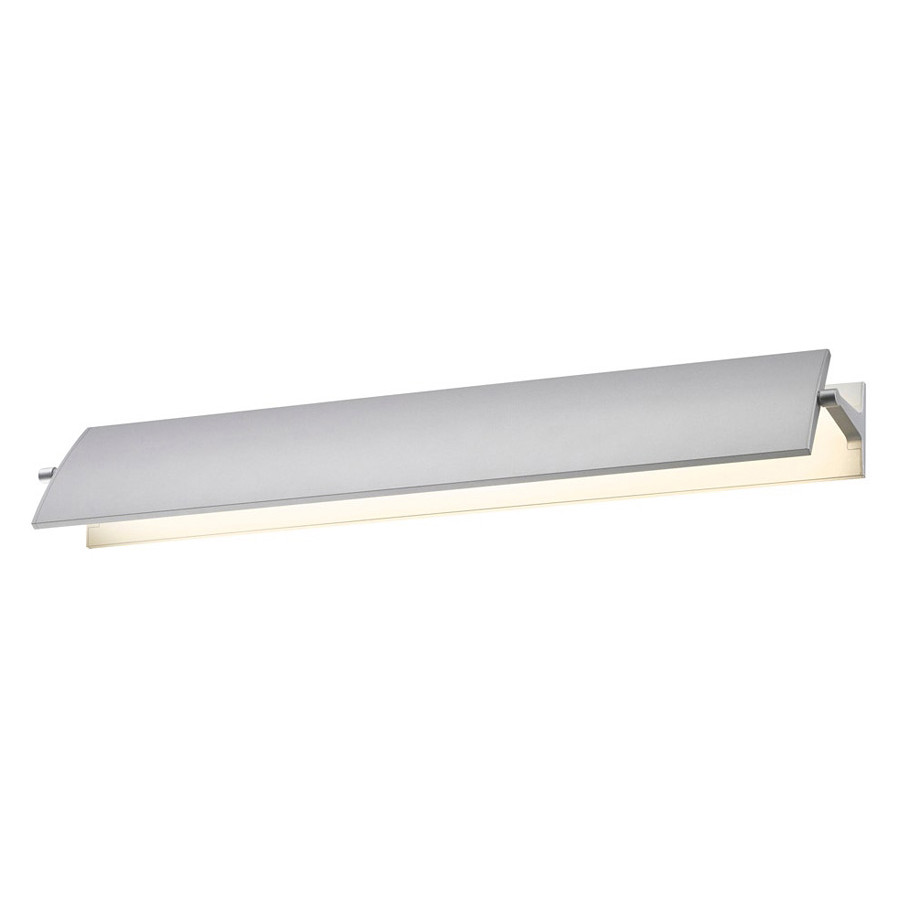 Sonneman Aileron LED Sconce - Bright Satin Aluminum, 24"