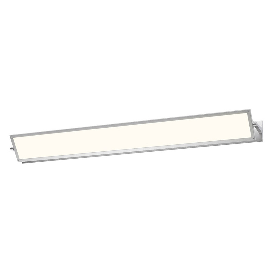 Sonneman Aileron LED Sconce - Bright Satin Aluminum, 36"