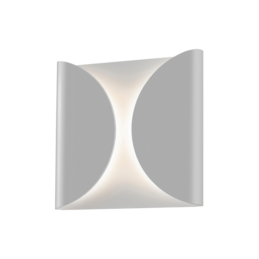 Sonneman Folds LED Sconce - Textured Gray, Standard